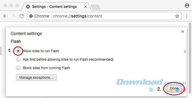 How to enable and disable the Adobe Flash Player plugin on Chrome