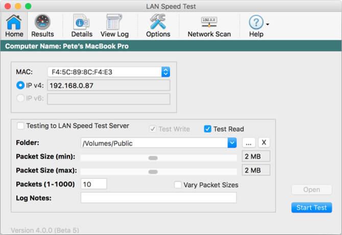 How to check home network speed
