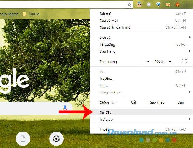 How to change the font, the default font size on Chrome browser