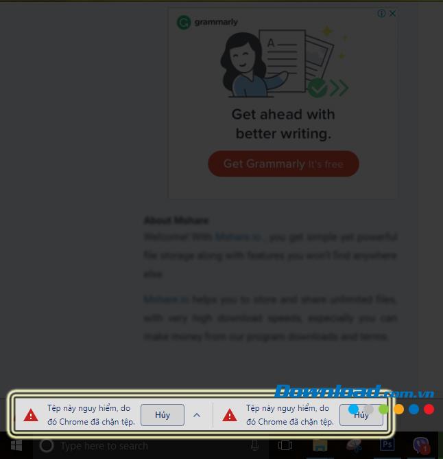Fix Chrome automatically delete files when downloading