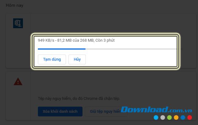 Fix Chrome automatically delete files when downloading