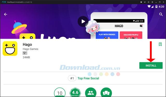 How to download and install Hago on the computer