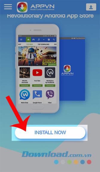 Instructions for installing AppVn on Android phones