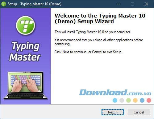 Instructions for installing and using TypingMaster on computers