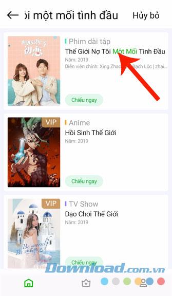 Instructions for installing and watching movies with iQIYI on the phone