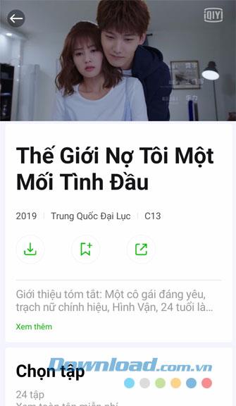 Instructions for installing and watching movies with iQIYI on the phone