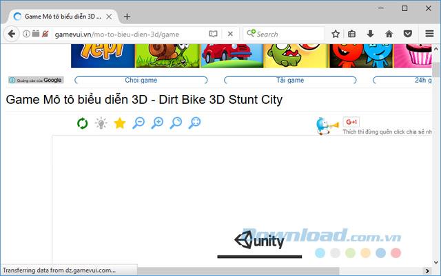 Instructions to install Unity Web Player to play 3D games
