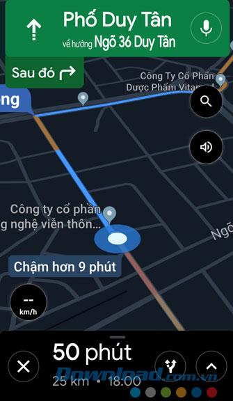 Instructions to enable Dark Mode on Google Maps