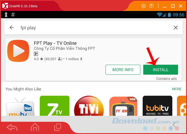 Install and use FPT Play to watch TV online, watch movies online, watch football online