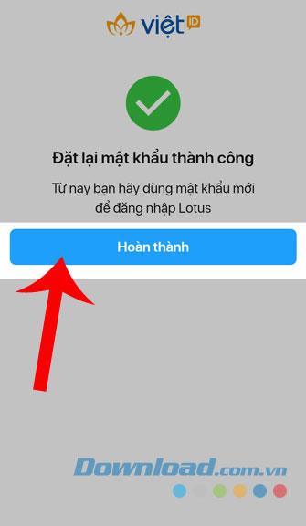 Instructions to recover Lotus password when forgotten