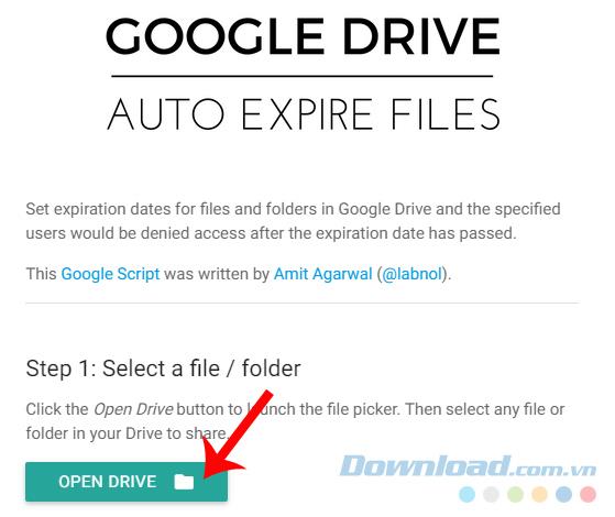 How to self-cancel link sharing on Google Drive