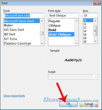 Instructions for changing fonts on Skype