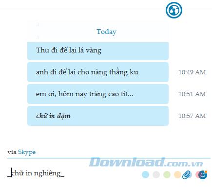 Instructions for changing fonts on Skype