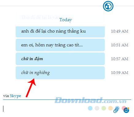 Instructions for changing fonts on Skype