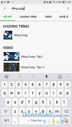 Instructions for installing and using Zing TV on your phone