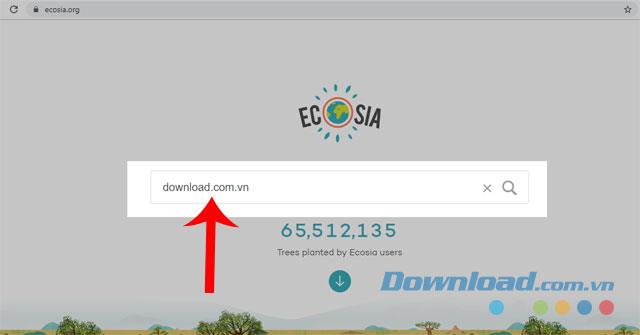 Búsqueda de guías por herramienta Ecosia