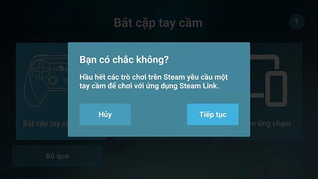 Anweisungen zur Verwendung von Steam Link zum Spielen von Steam-Spielen auf Mobilgeräten