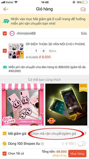 Shopping guide on Shopee