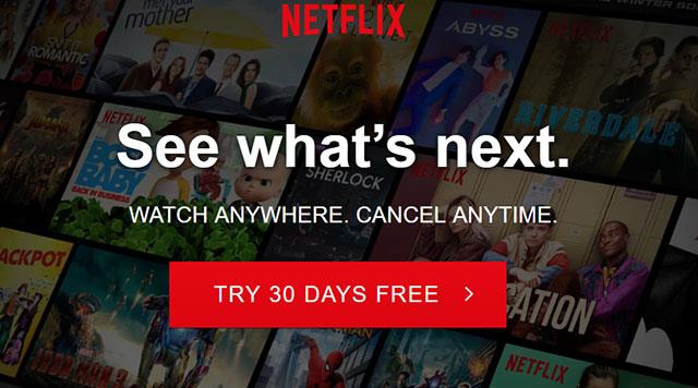 How to use Netflix for 1 month for free