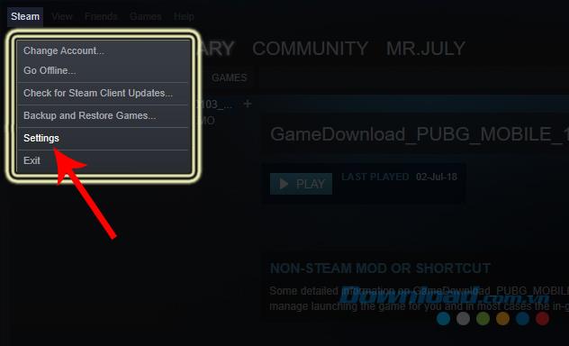 How to turn off updates on Steam