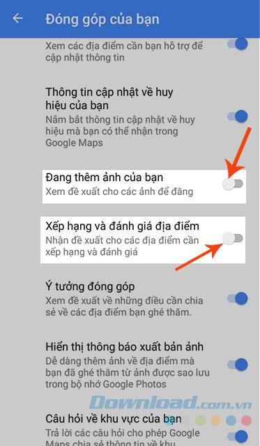 Como desativar solicitações de notificação de revisão de local no Google Maps