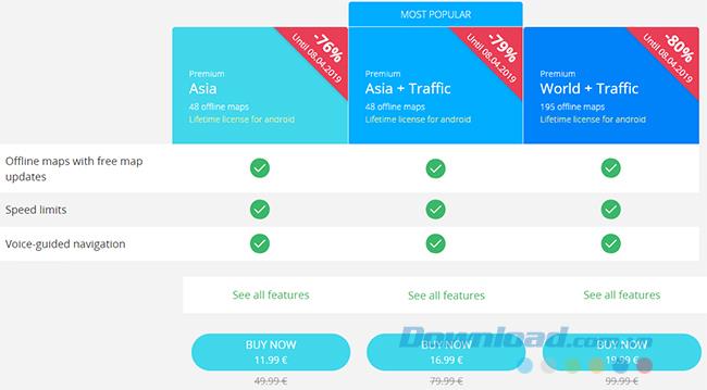 How to buy a paid subscription of Sygic GPS Navigation & Maps