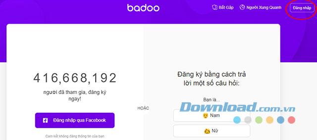 How to create a Badoo account