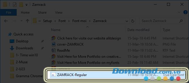 How to download and install fonts from DaFont