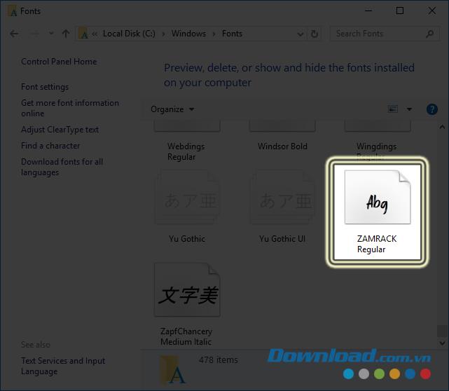 How to download and install fonts from DaFont