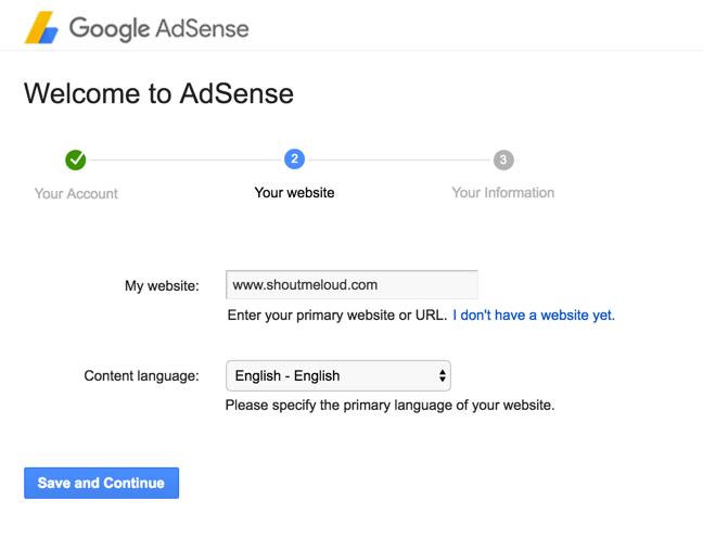 Anweisungen zum Erstellen neuer Google AdSense-Konten für Neulinge