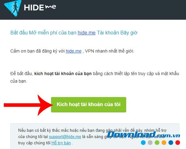 How to create a Hide.me account