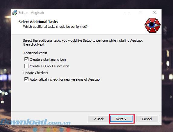 Instructions for installing Aegisub to create movie and video subtitles on the computer