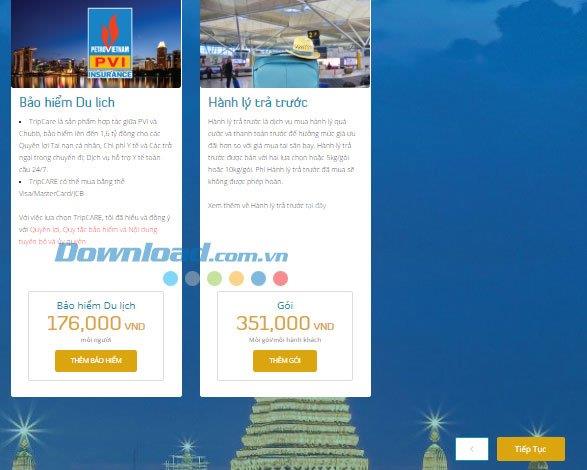 Instructions on how to book Vietnam Airlines flights online