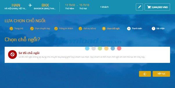 Instructions on how to book Vietnam Airlines flights online