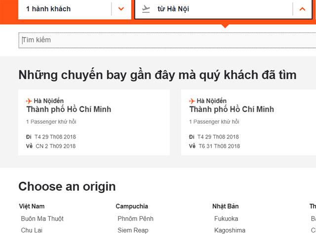 Instrukcje, jak zarezerwować tani lot Jetstar online