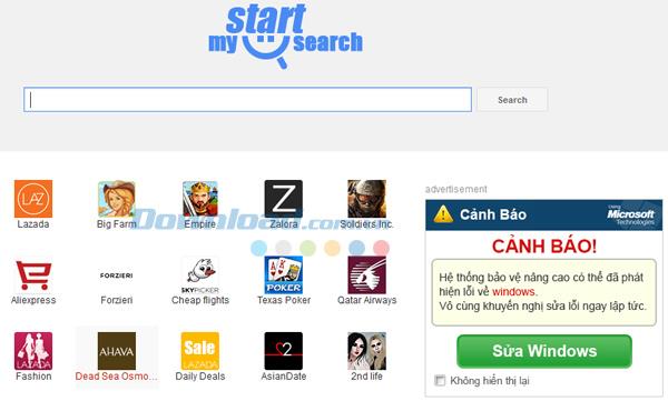 Comment supprimer Mystart Search des navigateurs