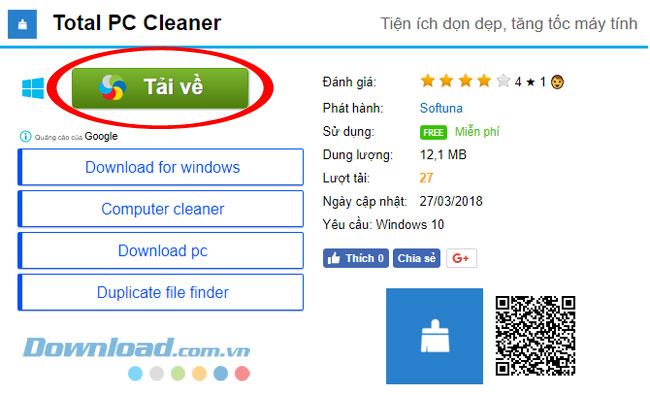 Clear PC junk and optimize Windows 10 simply with Total PC Cleaner