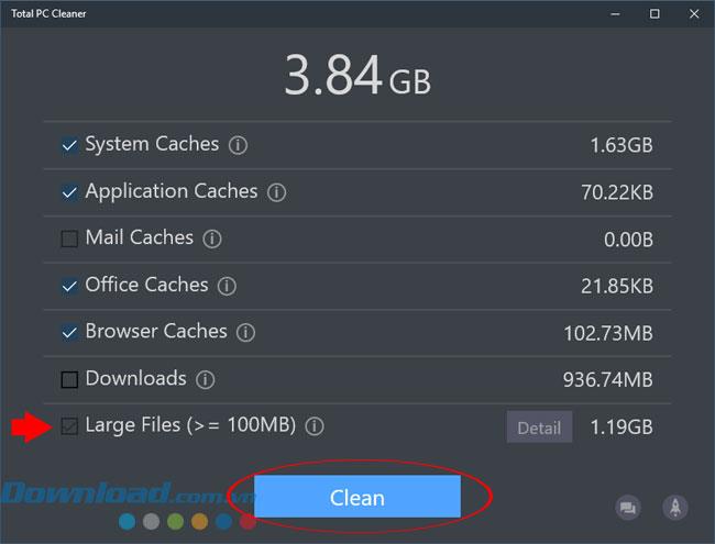 Clear PC junk and optimize Windows 10 simply with Total PC Cleaner