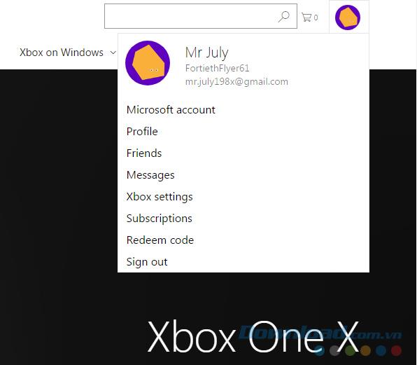 Create an Xbox account on the computer