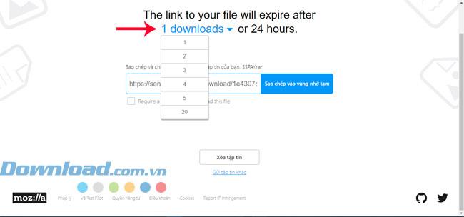 إرسال Firefox: إرسال ملفات فائقة السرعة سعة 1 غيغابايت عبر الإنترنت بدون حساب