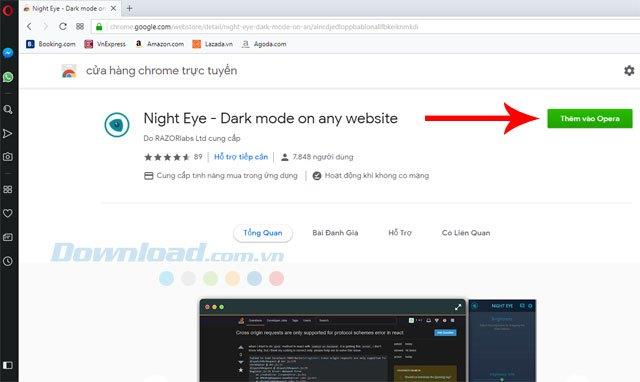 Chrome、Firefox、Opera、Microsoft Edge、Night Eyeで夜間モードをオンにする