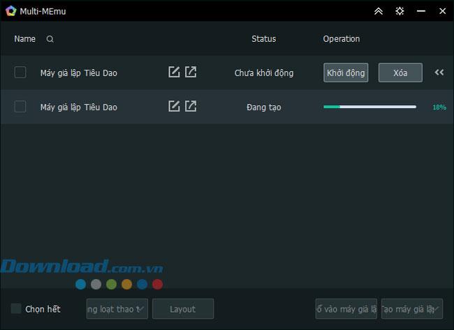 Instructions to open multiple windows at the same time on the MEmu emulator