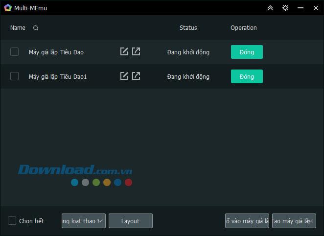 Instructions to open multiple windows at the same time on the MEmu emulator