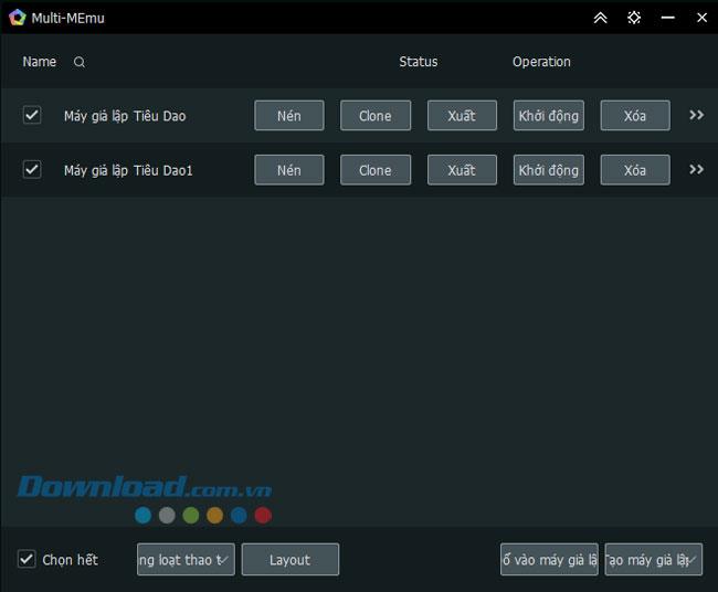 Petunjuk untuk membuka banyak jendela sekaligus di emulator MEmu