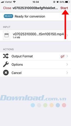 How to convert videos on Tik Tok into GIF images on your phone