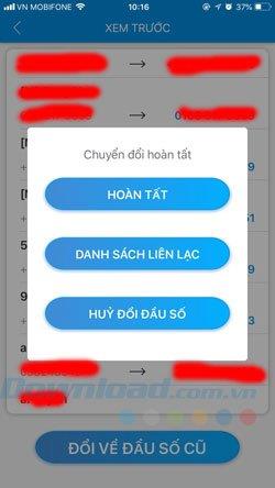 How to transfer 11-digit sims to 10 digits on the Viettel, Vinaphone and Mobifone network App