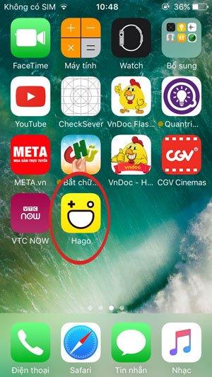 Instructions to install Hago on iPhone