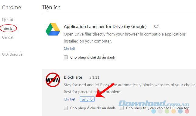 4 ways to block website access on Chrome