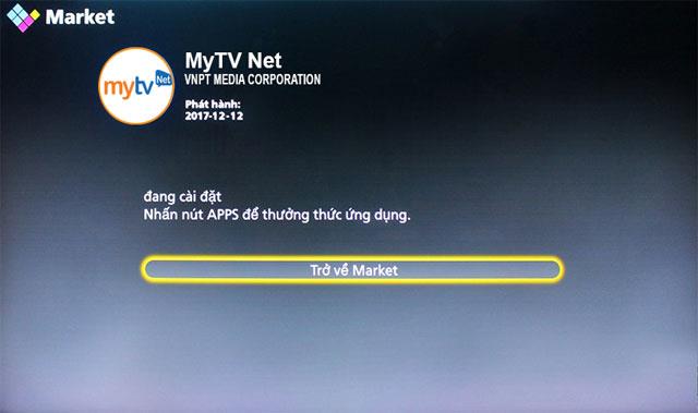 Instructions for installing MyTV Net on Smart TV