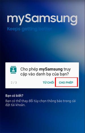 Instructions for checking Samsung phone warranty